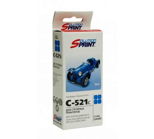 Картридж Sprint SP-C-521iC (совместимый, голубой, 270 стр.)