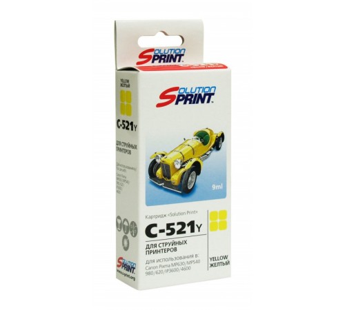 Картридж Sprint SP-C-521iY (совместимый, жёлтый, 270 стр.)