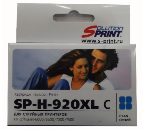 Картридж Sprint SP-H-920XL C (совместимый, голубой, 700 стр.)
