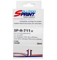 Картридж Sprint SP-H-711 iC (совместимый, голубой)