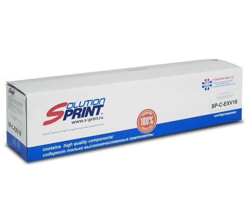 Лазерный картридж Sprint SP-C-EXV18 (совместимый, чёрный, 8400 стр.)