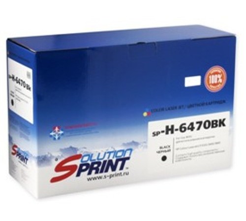 Лазерный картридж Sprint SP-H-Q6470A Bk (совместимый, чёрный, 6000 стр.)