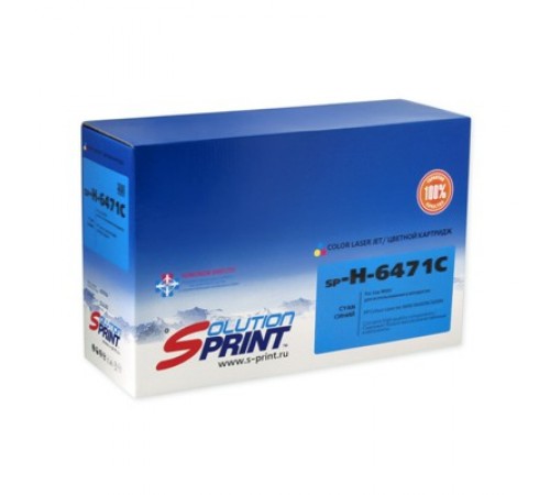 Лазерный картридж Sprint SP-H-Q6471A С (совместимый, голубой, 4000 стр.)