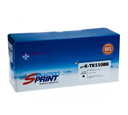 Лазерный картридж Sprint SP-K-TK550Bk (совместимый, чёрный, 7000 стр.)