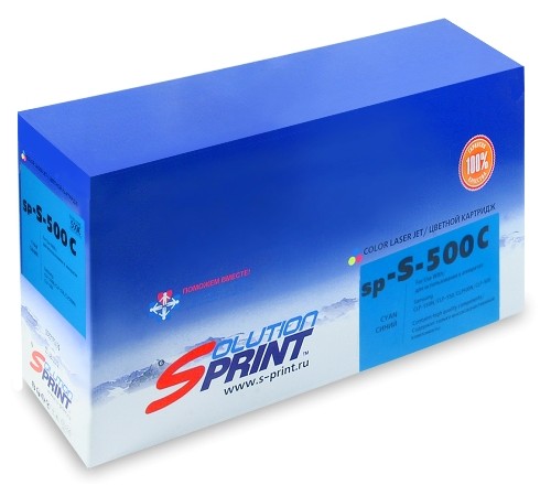 Лазерный картридж Sprint SP-S-500C (совместимый, голубой, 5000 стр.)