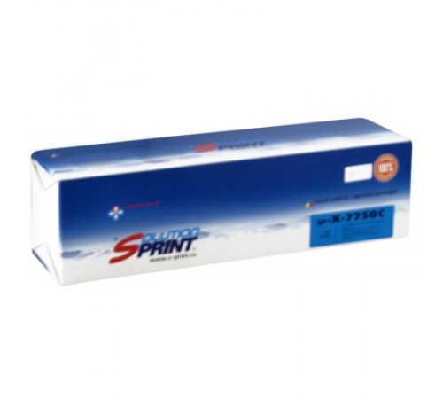 Лазерный картридж Sprint SP-X-7750C (совместимый, голубой, 15000 стр.)