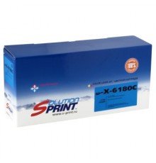 Лазерный картридж Sprint SP-X-6180C (совместимый, голубой, 7000 стр.)
