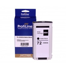 Струйный картридж ProfiLine PL-C9403A №72 для принтеров HP DesignJet T610, T1100, матовый, чёрный