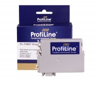 Струйный картридж ProfiLine PL-T0967 для принтеров Epson Stylus Photo R2880 с чернилами, серый, 11,4 мл