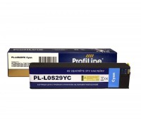 Струйный картридж ProfiLine L0S29YC для принтеров HP PageWide-Pro 552, 577, P55250, P57750 с чернилами, голубой