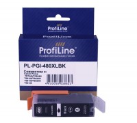 Струйный картридж ProfiLine PL-PGI-480XLBK для принтеров Canon Pixma TR7540, TR8540, TS6140, TS6240, TS8140, TS8240, TS9140 с чернилами, чёрный