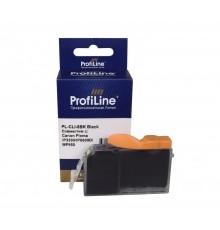 Струйный картридж ProfiLine PL-CLI-8BK для принтеров Canon Pixma iP6600D, MP950, чёрный, водный
