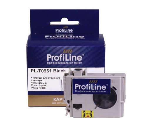 Струйный картридж ProfiLine  PL-T0961 для принтеров Epson Stylus Photo R2880 с чернилами, чёрный 11,4 мл