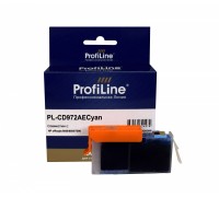 Струйный картридж ProfiLine PL-CD972AE №920XL для принтеров HP officejet 6000, 6500, 7000, голубой, водный