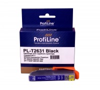 Струйный картридж ProfiLine PL-T2631 для принтеров EPSON Expression Premium XP-600, XP-605, XP-700, XP-710, XP-800 с чернилами Photo, чёрный
