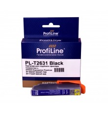 Струйный картридж ProfiLine PL-T2631 для принтеров EPSON Expression Premium XP-600, XP-605, XP-700, XP-710, XP-800 с чернилами Photo, чёрный