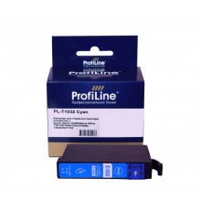 Струйный картридж ProfiLine PL-T1032 для принтеров Epson Stylus TX550, Stylus Office T30, T40, T40W с чернилами, голубой, 11,1 мл