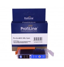 Струйный картридж ProfiLine PL-CLI-481C XXL для принтеров CANON PIXMA TS6140, TS6240, TR7540, TS8140, TS8240, TR8540 с чернилами, голубой