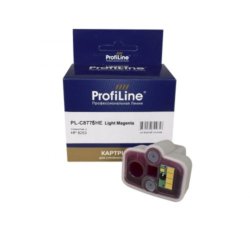 Струйный картридж ProfiLine PL-C8775HE №177 для принтеров HP 8253, light, пурпурный, водный
