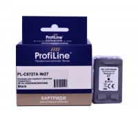 Струйный картридж ProfiLine PL-C8727A для принтеров HP DJ 3320, 3420, 3650, 3845, чёрный, водный
