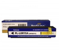 Струйный картридж ProfiLine PL-L0R15A для принтеров HP PageWide 556, 586 с чернилами на, пигментныйной основе, жёлтый, 183 мл