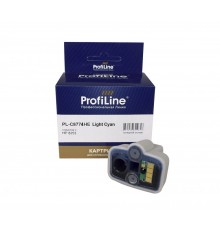 Струйный картридж ProfiLine PL-C8774HE №177 для принтеров HP 8253,  светло-голубой, водный