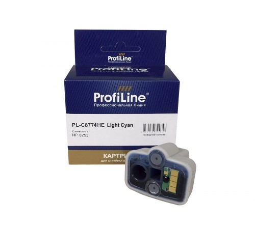 Струйный картридж ProfiLine PL-C8774HE №177 для принтеров HP 8253, light, голубой, водный