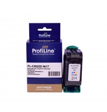 Струйный картридж ProfiLine PL-C6625D №17 для принтеров HP Deskjet 825C, 825Cvr, 840C, 841C, 842C, 843C, 845C, 845Cvr, цветной, водный