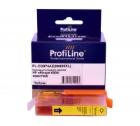 Струйный картридж ProfiLine PL-CD974AE №920XL для принтеров HP officejet 6000, 6500, 7000, жёлтый, водный