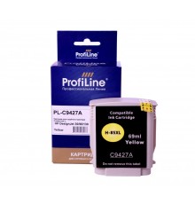 Струйный картридж ProfiLine PL-C9427A (№85) для принтеров HP DesignJet 30, 90, 130 с чернилами, жёлтый