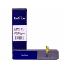 Струйный картридж ProfiLine PL-F6T77AE(913A) для принтеров HP PageWide-352, 377, pro 452, pro 477 с чернилами, голубой, 55 мл
