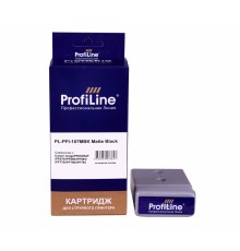Струйный картридж ProfiLine PL-PFI-107MBK для принтеров CANON IPF670, IPF680, IPF685, IPF770, IPF780, IPF785 с чернилами, матовый, чёрный