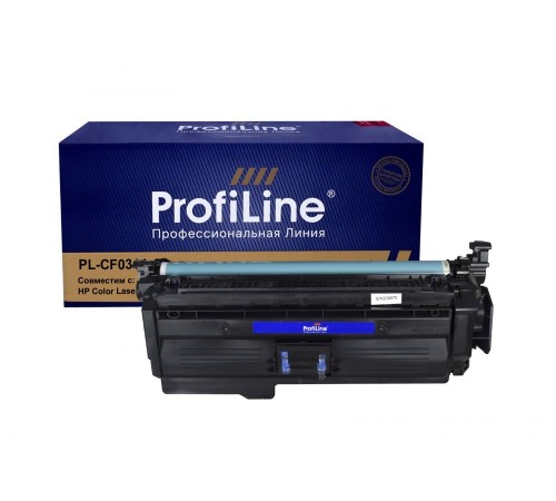 Лазерный картридж ProfiLine PL-CF031A-C для HP CLJ Enterprise CM4540, HP CLJ Enterprise CM4540fskm (совместимый, голубой, 12500 стр.)