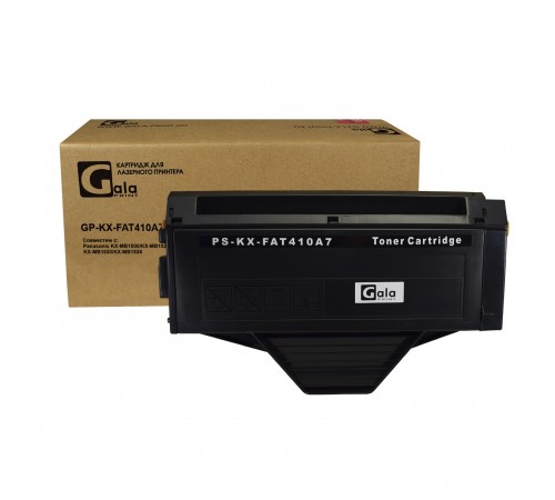 Лазерный картридж GalaPrint GP-KX-FAT410A7 для Panasonic KX-MB1500, KX-MB1520, KX-MB1530, KX-MB1536 (совместимый, чёрный, 2500 стр.)