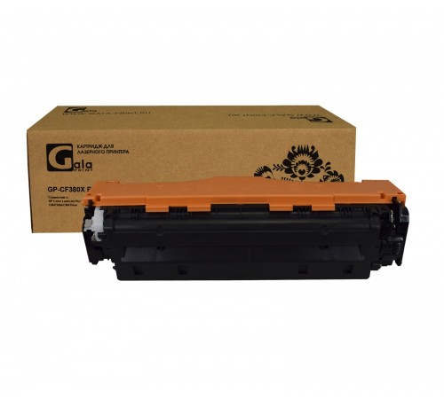 Лазерный картридж GalaPrint GP-CF380X-BK для HP Color LaserJet Pro CM476, CM476dn, CM476dw, CM476nw (совместимый, чёрный, 4400 стр.)