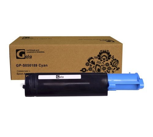Лазерный картридж GalaPrint GP-S050189-C для Epson AcuLaser C1100, Epson AcuLaser C1100N, Epson AcuLaser C11N (совместимый, голубой, 4000 стр.)
