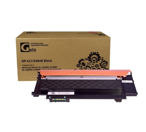 Лазерный картридж GalaPrint GP-CLT-K404S-BK для Samsung Xpress SL-C480, Samsung Xpress SL-C480W (совместимый, чёрный, 1500 стр.)