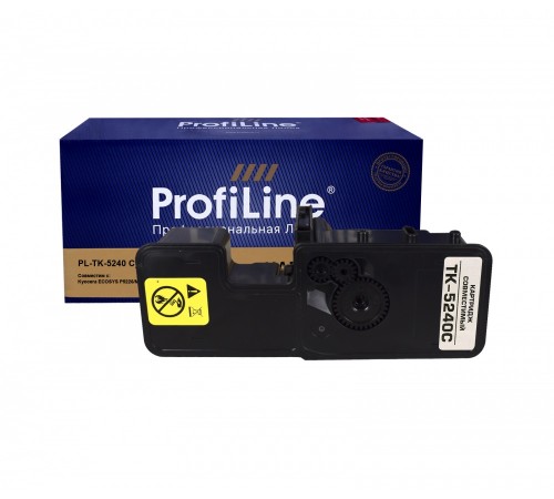 Тонер-картридж ProfiLine PL-TK-5240C-C для Kyocera ECOSYS M5526cdn, Kyocera ECOSYS P5026cdn (совместимый, голубой, 3000 стр.)