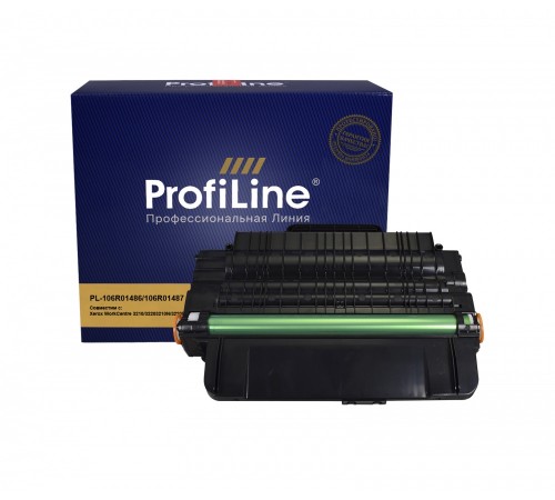 Тонер-картридж ProfiLine PL-106R01486, 106R01487 для Xerox WC 3210, 3210N, 3220DN (совместимый, чёрный, 4100 стр.)