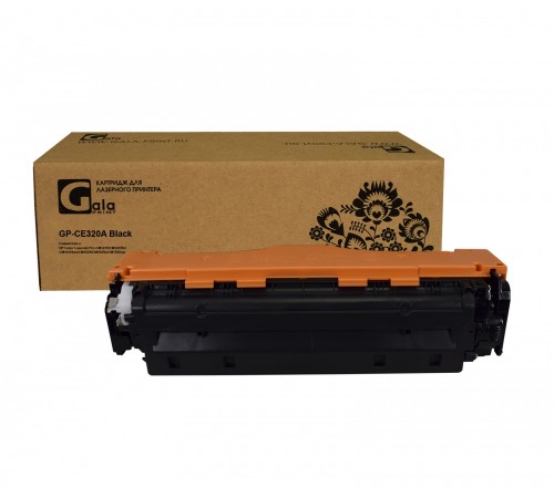 Лазерный картридж GalaPrint GP-CE320A-BK для HP LJ CP1525N, CP1525NW, CM1415, 1415fnw (совместимый, чёрный, 2000 стр.)