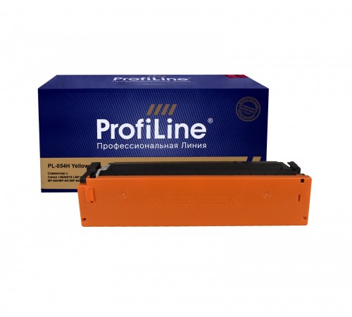 Лазерный картридж ProfiLine PL-054H для принтеров Canon i-SENSYS LBP-620, BP-621, LBP-623, LBP-640 (совместимый, жёлтый, 2300 стр.)