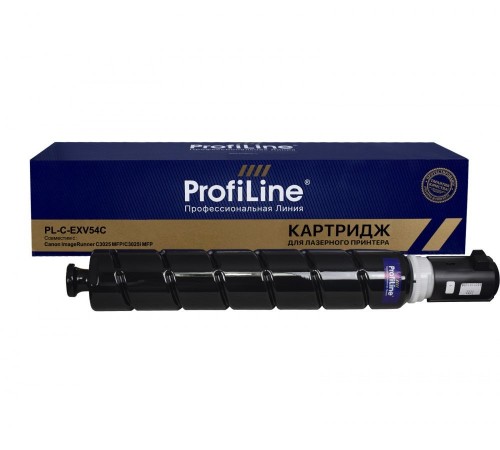 Тонер-картридж ProfiLine PL-C-EXV54C-C для Canon iR C3025, C-EXV54C (совместимый, голубой, 8500 стр.)