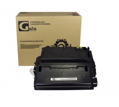 Лазерный картридж GalaPrint GP-Q5942X, Q5945X, Q1338X для HP LJ 4240, 4240N, 4250, 4250DTN, 4250DTNSL, 4250N (совместимый, чёрный, 20000 стр.)