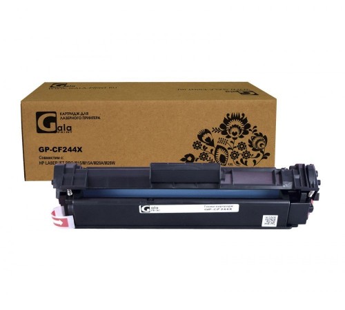 Лазерный картридж GalaPrint GP-CF244X для HP LJ Pro M28, HP LJ Pro M15 (совместимый, чёрный, 2000 стр.)