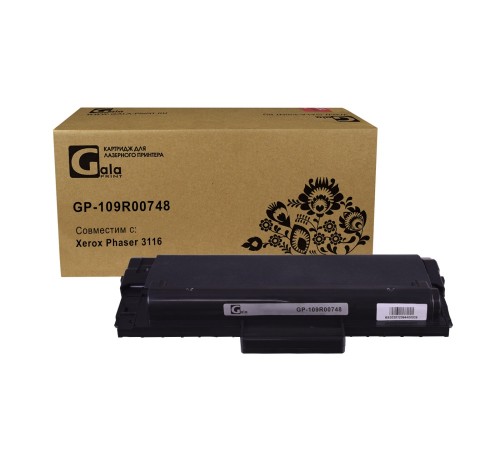 Лазерный картридж GalaPrint GP-109R00748 для Xerox Phaser 3116 (совместимый, чёрный, 3000 стр.)