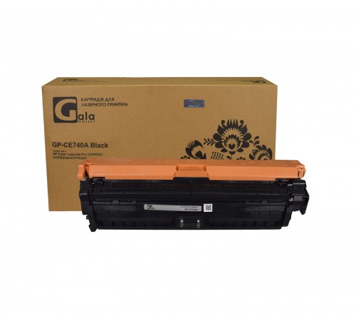 Лазерный картридж GalaPrint GP-CE740A-BK для HP CLJ CP5225, HP CLJ CP5225dn, HP CLJ CP5225n, CE740A (совместимый, чёрный, 7000 стр.)