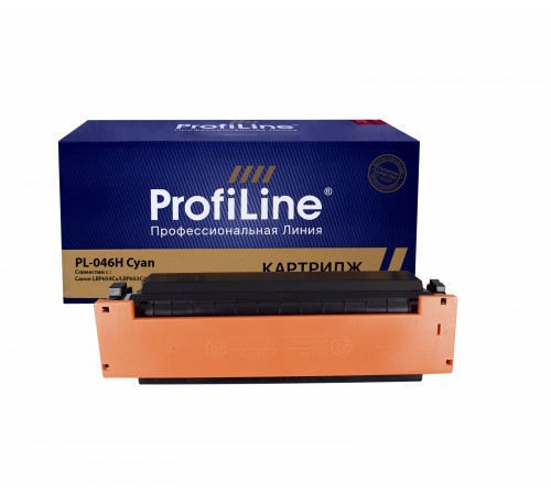 Лазерный картридж ProfiLine PL-046H-C для Canon LBP654Cx, LBP653Cdw, MF735Cx, MF734Cdw, MF732Cdw (совместимый, голубой, 5000 стр.)