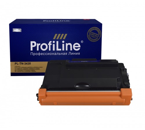 Лазерный картридж ProfiLine PL-TN-3430 для Brother DCP-L5500DN, DCP-L6600DW, HL-L5000D, HL-L5100DN (совместимый, чёрный, 3000 стр.)