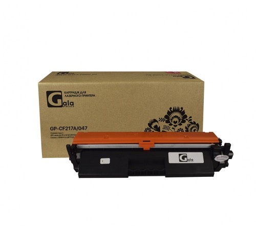 Лазерный картридж GalaPrint GP-CF217A, 047 для HP LJ Pro M102, HP LJ Pro MFP M130 (совместимый, чёрный, 1600 стр.)