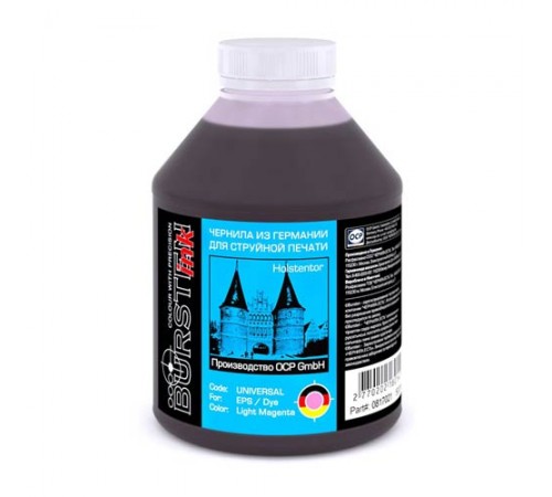 Чернила универсальные для картриджей EPSON (500мл,llight magenta,Dye) Bursten Ink